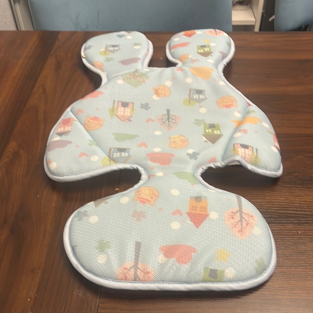 Playful Blue Kids Seat Cushion